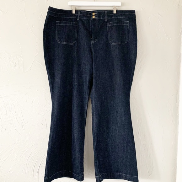 flare leg plus size jeans